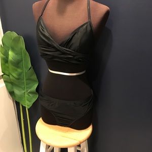 Athleta support swim top and bottom